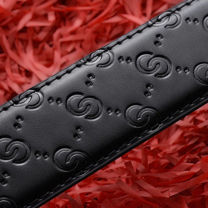 Fashion Business Men'S Belt Genuine Luxury Brand Metal Buckle Belt High-Quality PU Leather Soft Belt With Cargo Pants Jeans