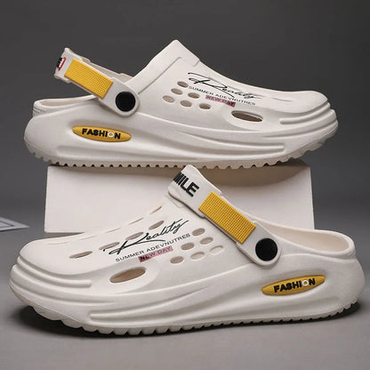 Classic Summer Clogs Men Slippers Breathable Garden Shoes Outdoor Comforty Beach Slippers Home Slippers Antiskid Slippers