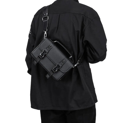 Fashion Plaid Men's Crossbody Bag Large Capacity Shoulder Messenger Bag Men Luxury Flap Crossbody Bags Male Rectangle Handbags