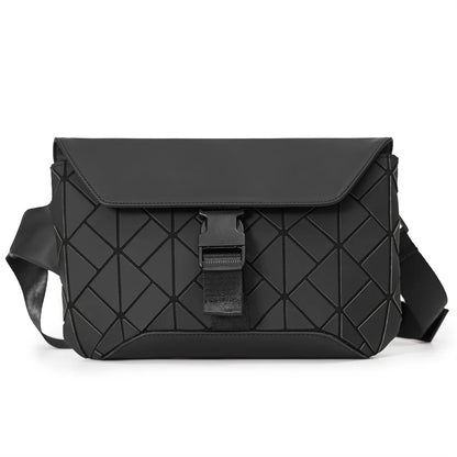 High-quality Fashion Men's Crossbody Bag Geometric Shoulder Messenger Bag Men Back Pack Waist Bag Crossbody Bags for Men Satchel
