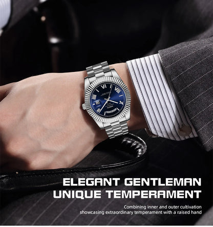 NIBOSI Fashion Watch Men Day Date Miyota Quartz Men Watch Top Brand Luxury Wristwatch Waterproof Steel Male Clocks Reloj Hombre