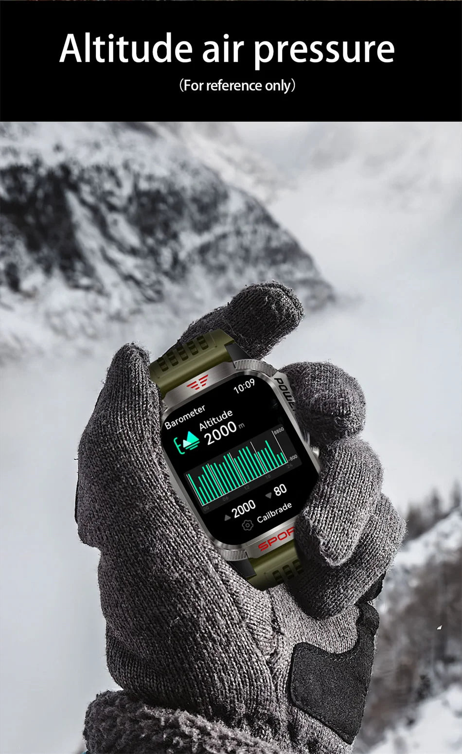 2026 Military GPS Smart Watch Money Detector Light Compass Waterproof Outdoor Sport Tracker Bluetooth Call Watch with Flashlight