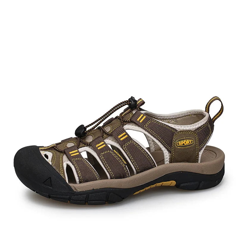 Big Size Summer Outdoor Couple Sandals Breathable Men Hiking Shoes Water Beach Men's Sandals Camping Climbing Aqua Men Sneakers