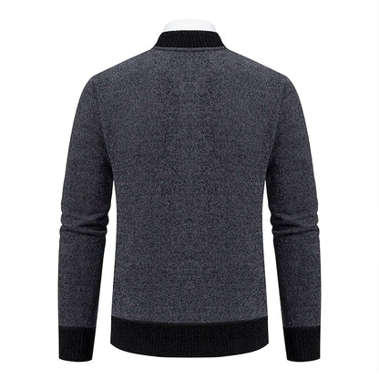 Vintage Men Knitted Sweaters Cadigan Men's Casual Fashion Button Up Cardigans Jackets Autumn Winter Jumper Coat