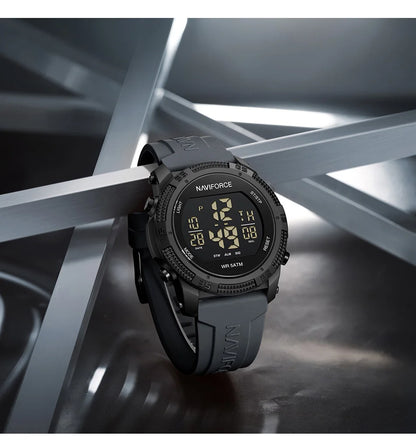 New Style NAVIFORCE Fashion Waterproof Men's Electronics Wrist Watch Sports Luminous Watches Silicone Strap Male Clocks Gifts