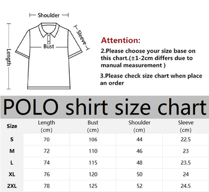 The new men's short-sleeved POLO shirt for summer 2025 features a casual fashionable and breathable 3D pattern print