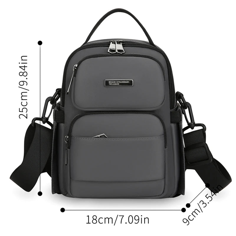 Men's Bag Outdoor Travel Shoulder Bag High Quality Nylon Crossbody Bags For Man Multi Functional Men's Handbag Bag Waist Packs