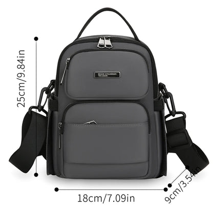 Men's Bag Outdoor Travel Shoulder Bag High Quality Nylon Crossbody Bags For Man Multi Functional Men's Handbag Bag Waist Packs