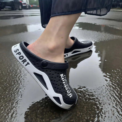 Men's Sandals, Comfortable, Lightweight, Non-Slip, Breathable Indoor and Outdoor Eva Slippers, Outdoor Garden Shoes, Beach Shoes