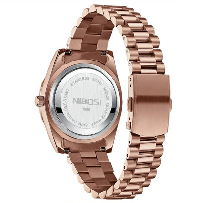 NIBOSI Fashion Watch Men Day Date Miyota Quartz Men Watch Top Brand Luxury Wristwatch Waterproof Steel Male Clocks Reloj Hombre