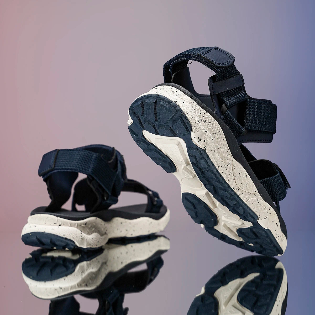 Men's Casual Sports Sandals Outdoor Hiking Sandals Comfortable Non-Slip Beach&Trekking Sandals Plus Size Adjustable