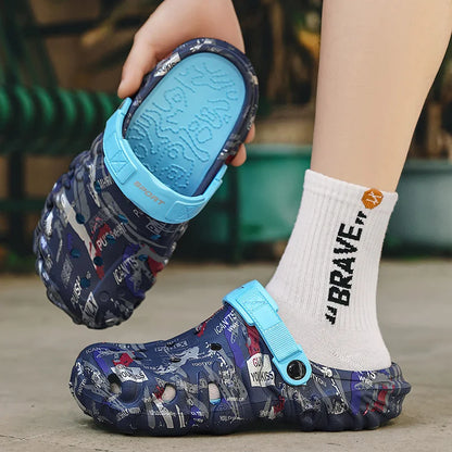 2026 Summer Men's Sandals New Home Garden Shoes Comfortable and Lightweight Men Slippers Non-Slip Soft Bottom Flip Flop Sandals