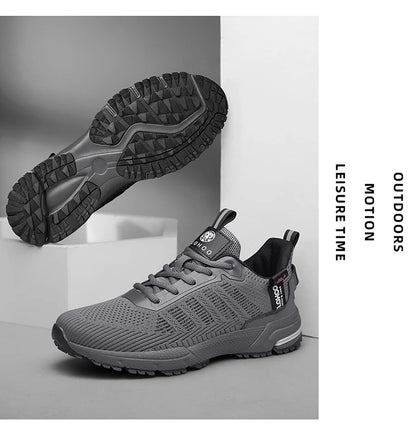 CLOHOO Mesh Upgraded Thick Bottom Foam Sports Casual Shoes Breathable Wear-Resistant Comfortable Footwear for Active Lifestyle