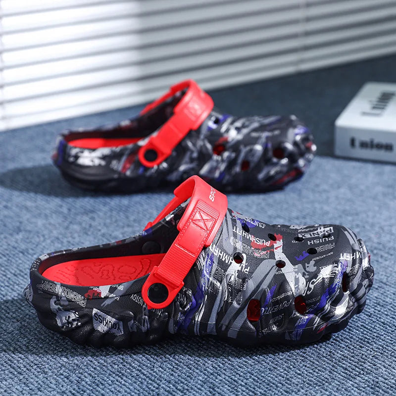 2026 Summer Men's Sandals New Home Garden Shoes Comfortable and Lightweight Men Slippers Non-Slip Soft Bottom Flip Flop Sandals