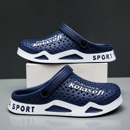 Men's Sandals, Comfortable, Lightweight, Non-Slip, Breathable Indoor and Outdoor Eva Slippers, Outdoor Garden Shoes, Beach Shoes