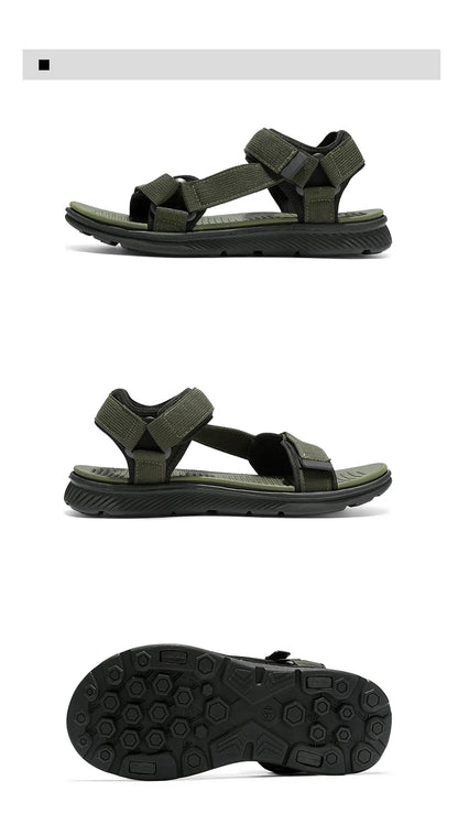 Summer Sandals Outdoor Wadable Man Arch Support Yoga Mat Insole Gladiator Open Beach Slippers Antiskid Durable Flat Men Slides