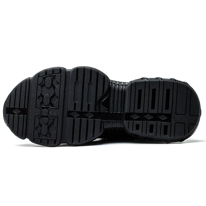Rotating Button Protective Safety Shoes Men Steel Toe Sneakers Air Cushion Work Shoes Man Puncture Proof Work Safety Boots