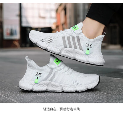 Men Shoes Breathable Classic Running Shoes For Women Outdoor Light Comfortable Mesh Shoes Slip On Walking Sneakers Unisex Tennis