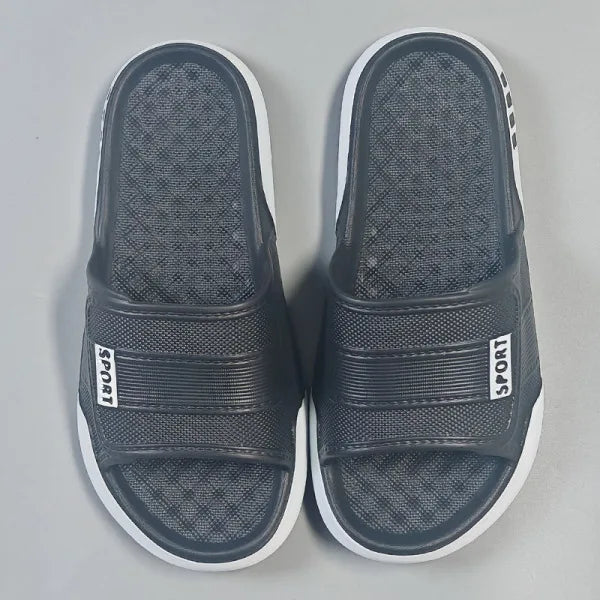 Plus Size 47 Non Slip Bedroom Slippers Men Summer 2026 Lightweight EVA Indoor Slippers Fashion Patchwork Man's Soft Home Slides