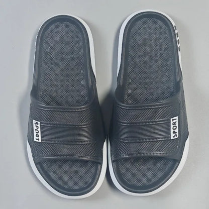 Plus Size 47 Non Slip Bedroom Slippers Men Summer 2026 Lightweight EVA Indoor Slippers Fashion Patchwork Man's Soft Home Slides