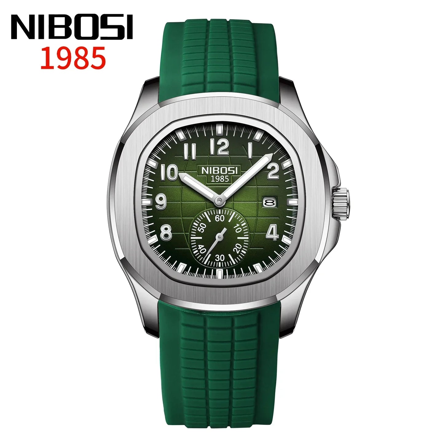 NIBOSI New Mens Watches Top Brand Luxury AQUANAUT Quartz Watches for Men Waterproof Luminous Auto Date Male Watch Reloj Hombre