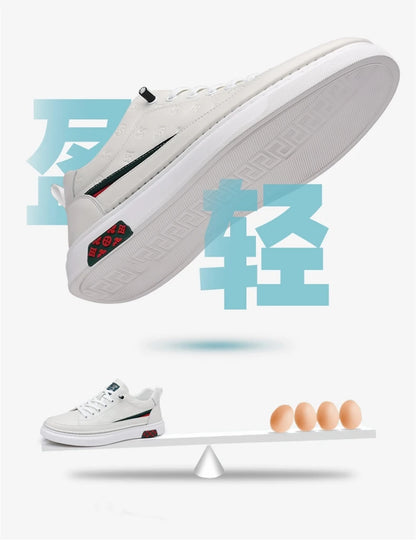 Spring Autumn Flat /5cm Elevator Shoes Men Casual Genuine Leather Sneakers Leisure Height Increase Breathable Men Loafers Trendy