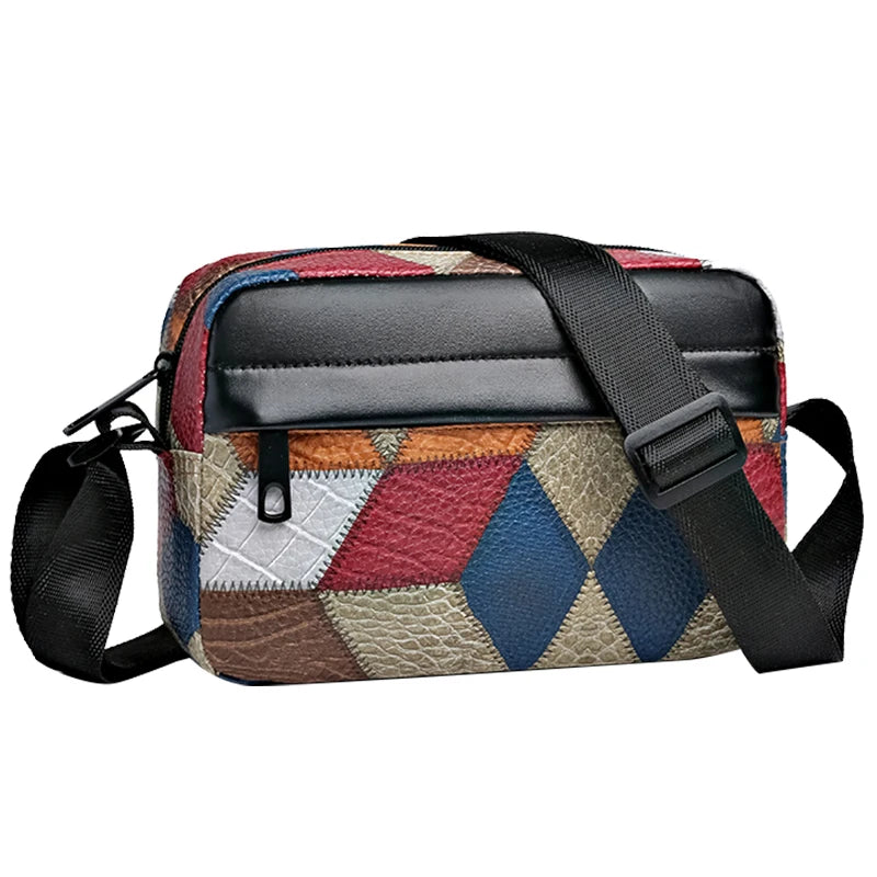 Top-Quality Pu Leather Men Waist Packs Business Crossbody Bags for Male Fashion Travel Storage Phone Shoulder Bags Clutch Bag