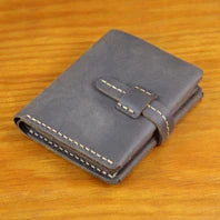Fashion Vintage Genuine leather Wallet Men short Bifold Money Clips Leather male wallet Purse Coin Bag money Holder WC-007