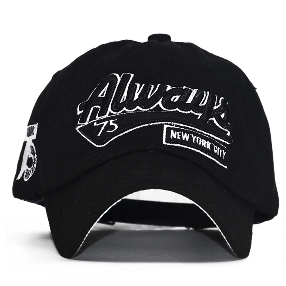 Men Women Baseball Cap Fashion Embroidered Bone Dad Hats Outdoor Sports Sunshade Hip Hop Cotton Sun Visor Snapback Gorras H035