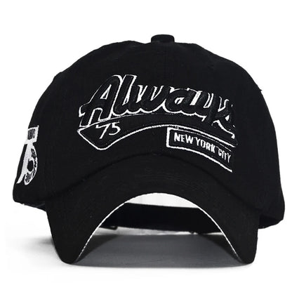 Men Women Baseball Cap Fashion Embroidered Bone Dad Hats Outdoor Sports Sunshade Hip Hop Cotton Sun Visor Snapback Gorras H035