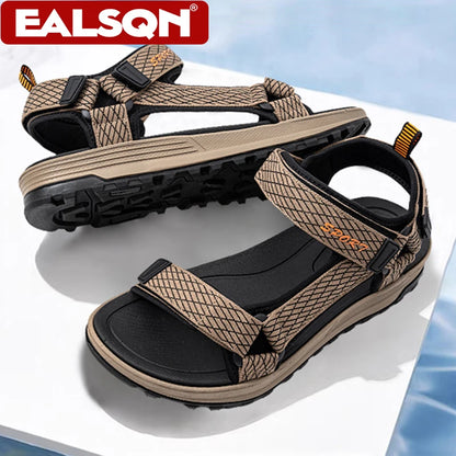 Summer Outdoor Sport Men Sandals Open Toe Breathable Casual Beach Shoe Black Antiskid Fashion Walking Sandalias