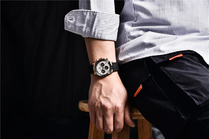 40mm New V2 PAGANI DESIGN Classic fashion Men Quartz Watches Sapphire Retro Chronograph Stainless Steel Waterproof Watch for Men