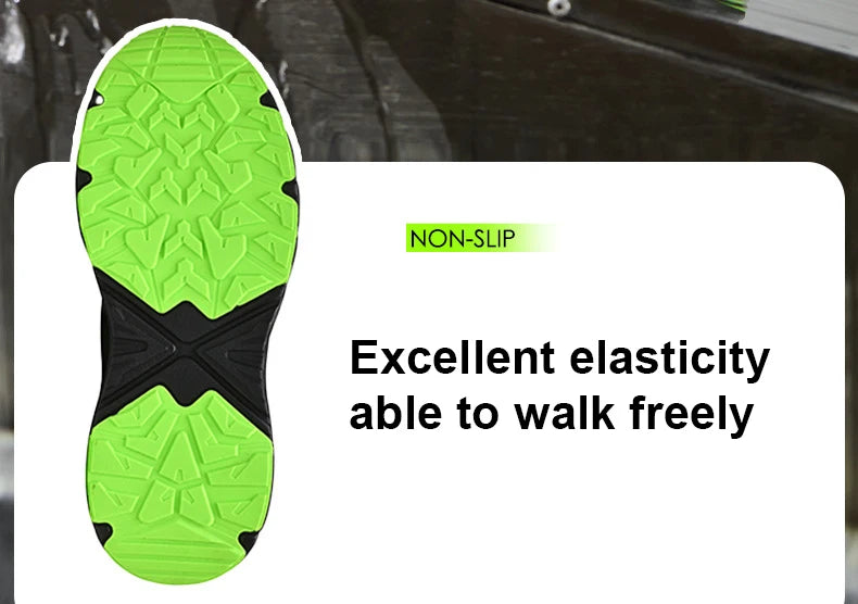 Fashion Safety Shoes Men Steel Toe Work Shoes Anti-smash Anti-puncture protection Construction Functional Shoes Men Work Boots