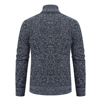 Spring Autumn Knit Cardigan Men Sweater Coat Man Clothes Brown Grey Brand Male Knitting Jackets