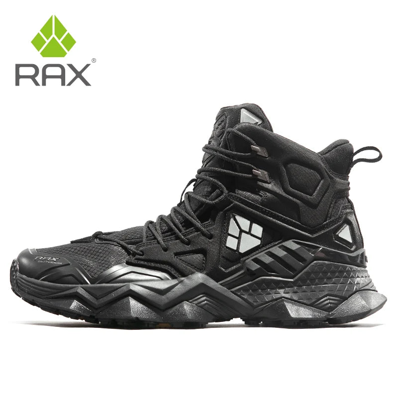 Rax Men  Waterproof Hiking Shoes Breathable Hiking Boots Outdoor Trekking Boots Sports Sneakers Tactical Shoes