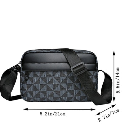 Top-Quality Pu Leather Men Waist Packs Business Crossbody Bags for Male Fashion Travel Storage Phone Shoulder Bags Clutch Bag