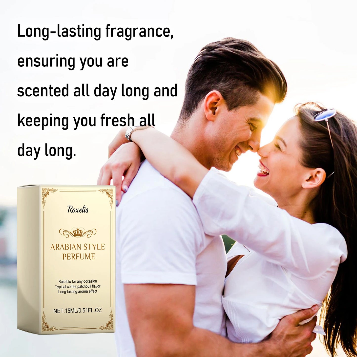 Roxelis 15ml Coffee Patchouli Perfume For Women And Men Natural Fresh Long Lasting Fragrance Ideal For Daily And Gift Use