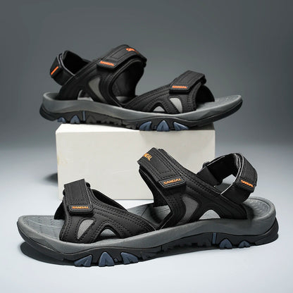 Men's Casual Sports Sandals Outdoor Hiking Sandals Comfortable Non-Slip Beach&Trekking Sandals Plus Size Adjustable