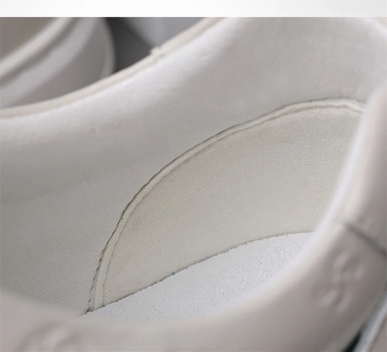 Spring Autumn Flat /5cm Elevator Shoes Men Casual Genuine Leather Sneakers Leisure Height Increase Breathable Men Loafers Trendy