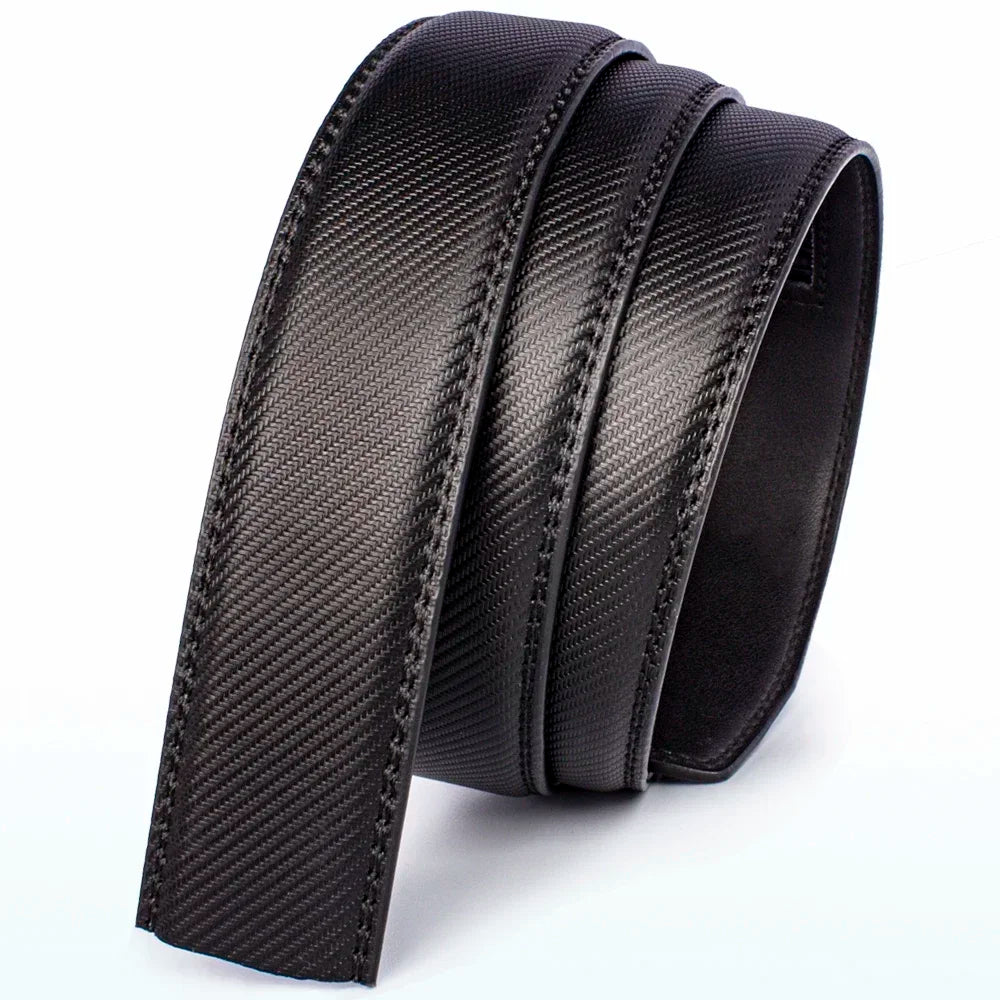 Genuine Leather Belts Without Buckle for Men Women High Quality Male Jeans Belt Large Size Belt No Buckle for Automatic Buckle