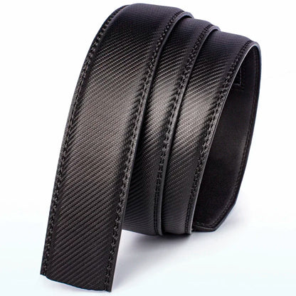 Genuine Leather Belts Without Buckle for Men Women High Quality Male Jeans Belt Large Size Belt No Buckle for Automatic Buckle