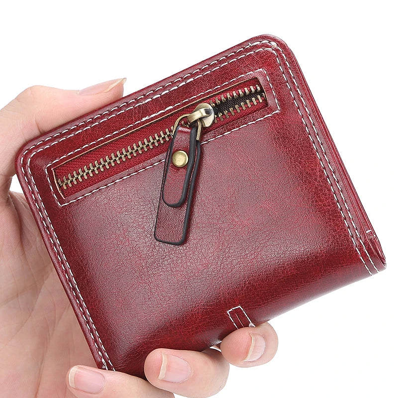 New Mini Women Wallets Slim Women Fashion Small Wallets Zipper PU Leather Quality Female Purse Card Holder Wallet