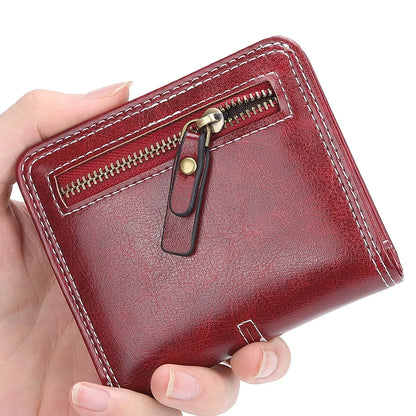 New Mini Women Wallets Slim Women Fashion Small Wallets Zipper PU Leather Quality Female Purse Card Holder Wallet