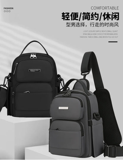 Men's Bag Outdoor Travel Shoulder Bag High Quality Nylon Crossbody Bags For Man Multi Functional Men's Handbag Bag Waist Packs