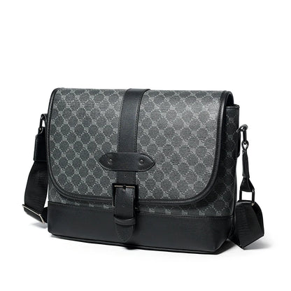 Cawmixy Leather Large Crossbody Bag for Men Bags Designer Man Messenger Bag Male Sling Pack Fashion Business Shoulder Bags
