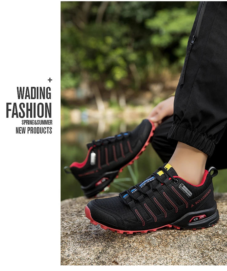 Men's Hiking Shoes Waterproof Non-slip All-terrain Sports Shoes Hiking Camping Hunting Tactical Training Shoes Cycling Shoes
