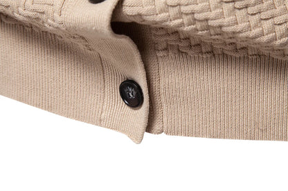 2025 Men's V-Neck Button-Up Cotton Cardigan Sweater Casual Knitwear Social Knitted Cardigans for Men