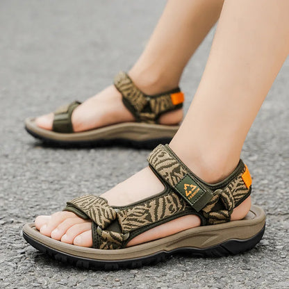 2026 New  Men's Hiking Sport Sandals Lightweight Leisure Beach Shoes Summer Open-Toe Breathable Travel Walking Sandials