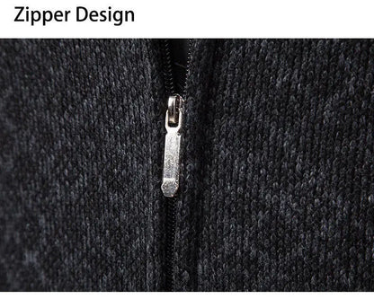 Men's knit sweater Korean version of the new trend of fall and winter casual collar sweater cardigan jacket men's clothing