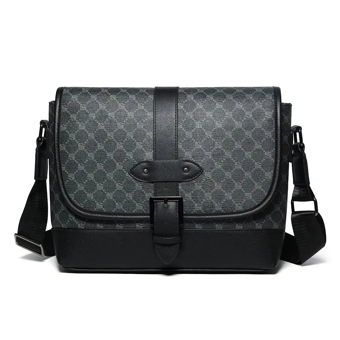 Cawmixy Leather Large Crossbody Bag for Men Bags Designer Man Messenger Bag Male Sling Pack Fashion Business Shoulder Bags